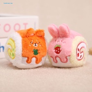 huobianj Plush Cake Toy Plush Handbag Decoration Plush Cake Toy Keychain – Cute Stuffed Tiger Chocol