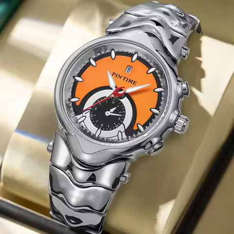 New Luxury Mens Watches Waterproof Quartz watches for Men High End Retro Millennium Style Design Wat