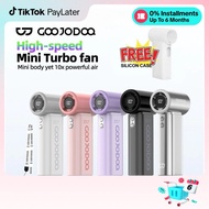 [Official Store] GOOJODOQ GFS007 High Speed Turbo Portable Handheld Fan Fan |   LED Battery Display 