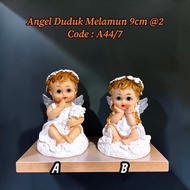 9cm A44/7 Sitting Angel Statue - Angel Statue