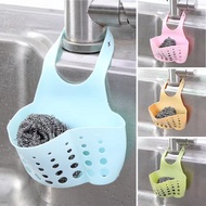 Kitchen Organizer Sink Hanging Basket Buckle Water Tap Collect Bag Silicone Drain Basket Kitchen Sink Drain/ Sponge Holder/ Bakul Sinki