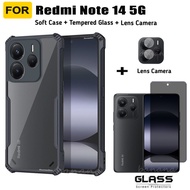 Redmi Note 14 5G Shockproof Phone Case Redmi Note 14 Note13 Note 12 14C 13C 12C 10C Privacy Tempered