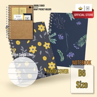 Handwriting B6 Floral Notebook Journal