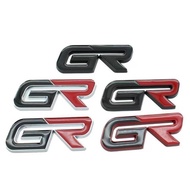 Sesuai untuk Logo Kereta GR GR SPORT Logo Calar Badan Sisi Pelekat Hiasan Logo Ekor Kereta Diubahsua