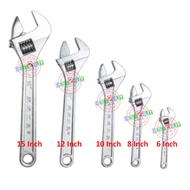 Heavy Duty Adjustable Spanner Wrench / Adjustable Wrench / Variable Spanner / Spanar Hidup