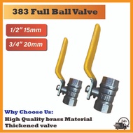 [HEAVY DUTY] Ball Valve Stainless steel SUS304 Brass Big Ball Hole Anti-rust Heavy Duty Water Air Fi
