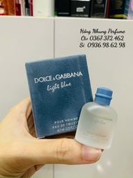 Nước hoa mini nam D&G Light Blue EDT 5ml