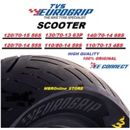 TYRE SCOOTER EUROGRIP 110/80-14 110/70-13 130/70-13 140/70-14 120/70-14 120/70-15