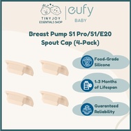eufy Spout Cap (4-Pack) for Wearable Breast Pump E20/E10/S1/S1 Pro, Breast Pump Replacement Parts T8