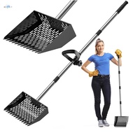 Adjustable Handle Chicken Poop Scooper 10 Inches Sand Sifting Shovel Coop Shovel Stainless Steel 35 