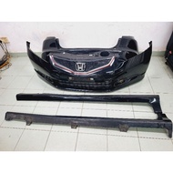 Honda Jazz Fit RS GE6 GE GE8 Bodypart Bumper Grill Rainbow Fog Light Side skirt Set