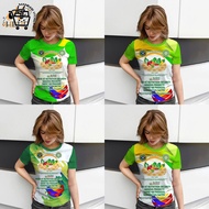 PPAN NUTRITION MONTH Shirt 2025 Green Series (Bhw&Bns) Shirt Unisex Sublimation Shirts Active Dry Fa