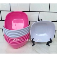 6 PCS 6 INCH SQUARE MELAMINE BOWLS SQUARE MELAMINE BOWLS NOODLE BOWLS
