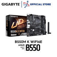 GIGABYTE B550M K WIFI6E AM4 GAMING MOTHERBOARD COMBO RYZEN 5 5500 / 5600 / 5600G / 5700X / 5700G / 5