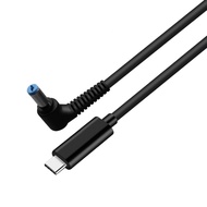 1.5M/4.9FT Type-C to 5.5*1.7MM notebook PD fast Charging line,USB-C to 5517  Power Charge Cable,65W