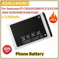 New Replacement Mobile Phone Battery 3.7V 800mAh AB463446BU/AB043446BE for Samsung GT-C3010/E1080/E1