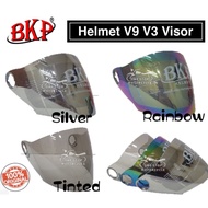 BKP V9 Helmet Visor / BKP V3 Helmet Visor Motorcycle - Quality PC Visor (Clear / Tinted / Rainbow / 