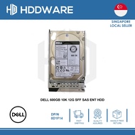 DELL 600GB 10K 12G SAS 2.5'' 512n HDD // 00D1F14 // D1F14 // ST600MM0238 // 2C7230-150