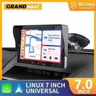 Grandnavi Auto CarPlay Universal 7นิ้วรถวิทยุไร้สาย Android Bluetooth Touch Screen สำหรับ VW Nissan Toyota