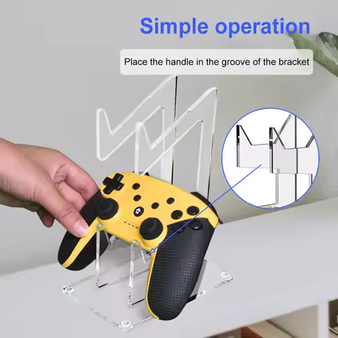 Double-deck Game Controller Holder Storage Rack Game Controller Bracket Mount Accessories Gaming Hea