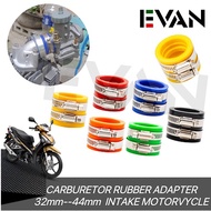 Carburetor Rubber Adapter 32mm/44mm Intake Manifold Intake For Motorcycle