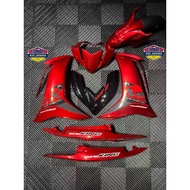 Exciter 🇻🇳 Yamaha LC135 V8 Coverset MX KING MERAH HITAM SET CUSTOM LC V8 MX NAGA MERAH LC 135 V8 MX 