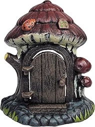 Lulu Decor, 100% Cast Iron House Fairy Door Garden Decor Fairy Garden Accessories 5.5 X 6 Inches (Mu