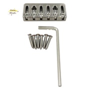 String Lock Bridge for 6 String Headless Electric Guitar 6 String Headless Guitar Silver