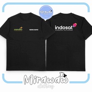 Mandau PT Mandiri Utama Power Nusantara Indosat OOREEDO HUTCHISON T-shirt Free Your Name Company Clo