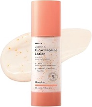 Hanskin Vitamin C Glow Capsule Face Moisturizer, Boost Radiance and Even Skin Tone, with Vitamin B a