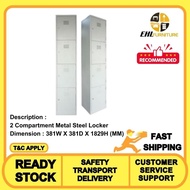 EHL FURNITURE - METAL CABINET Steel Locker 4 Compartments / Kabinet Besi 4 Pintu / Almari Besi 4 Pintu