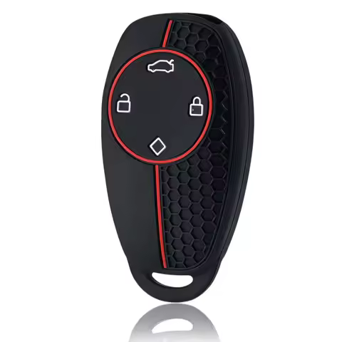 4 Button Silicone Remote Car Key Case Holder Keychain key ring For Zero run t03 2022 c11 s01 C01 Key