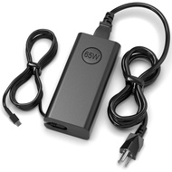 Pengecas Laptop Dell USB C Slim 65W Baharu - untuk Latitude 5530 5420 5430 5520 5540 7430 7420 7440,