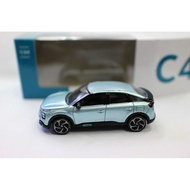 [Car Model] Foreign Trade 1/64 Alloy Car Model Citroen C4 2020 Citroen C4 Car High Simulation Model 