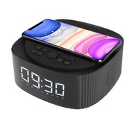 UM2 wireless charging Bluetooth speaker FM radio table clock alarm clock LED clock UMWHBT10