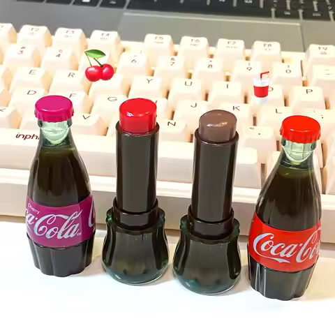 LiP Smacker X Coca-Cola Classic Flavor Lip Balm 2-Piece Set Autumn Winter Long-lasting Moisturizing 