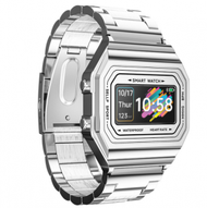 i6時尚智慧手錶心率血壓監測計步多運動模式手環（銀色）