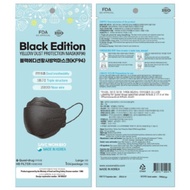 [Made in Korea]KF94/individual packing/Face Black Mask/KFDA,FDA,ISO/MB filter