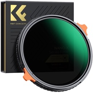 K&F Concept NANO-X ND4-ND64 (2-6 Stop) Variable ND Filter and CPL Circular Polarizing Filter 2 in 1 