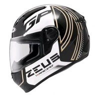 NEWEST ZEUS ZS811 FBLK AL2 BLK FULL FACE MOTORCYCLE HELMET BLACK AL2 DOFF MATT