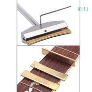 Will Guitar Bass Fret Press Caul Radian Fret Inserts Luthiers Tool with Wrench
