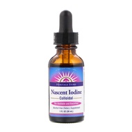 Heritage Store Nascent Colloidal Iodine Drops 246mcg, Liquid Iodine Supplement for Healthy Thyroid S