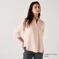 UNIQLO Blouse Rayon Fabric