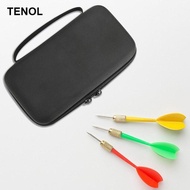 TENOL Hard Shell EVA Darts Carrying Box Organizer for Professional Darts Accessories and Soft Tip Da