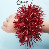 H&Z 2Pcs Apply To Sports Game Pompoms 7 Styles Cheering Flower Ball Performance Dance Wrist Flower S