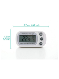 1入組電子溫濕度計數碼LCD冰箱溫度計家用冰箱防水數位溫度計