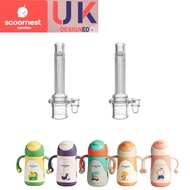 Scoornest SCOORNEST Children's Straw Cup Sippy Cup Accessories Baby Thermal Bottle No-Spill Cup Feeding Bottle Straw