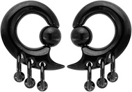 1/2 inch gauges 12mm gauges Ears Men Women 00 Plugs Tunnels Silicone Captive Bead Ring strecher 1/2 