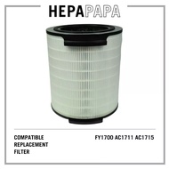 Philips AC1711 AC1715 FY1700 Compatible Replacement Filter [HEPAPAPA]