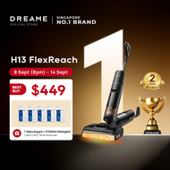 【TOP SELLING】Dreame H13 FlexReach / H14 Ultra Wet & Dry Cordless Vacuum Cleaner | Hot WaterWash